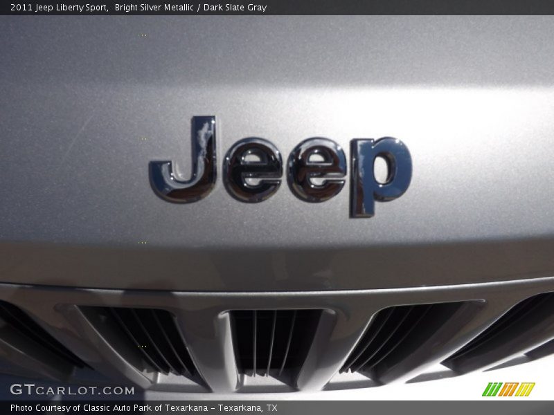 Bright Silver Metallic / Dark Slate Gray 2011 Jeep Liberty Sport