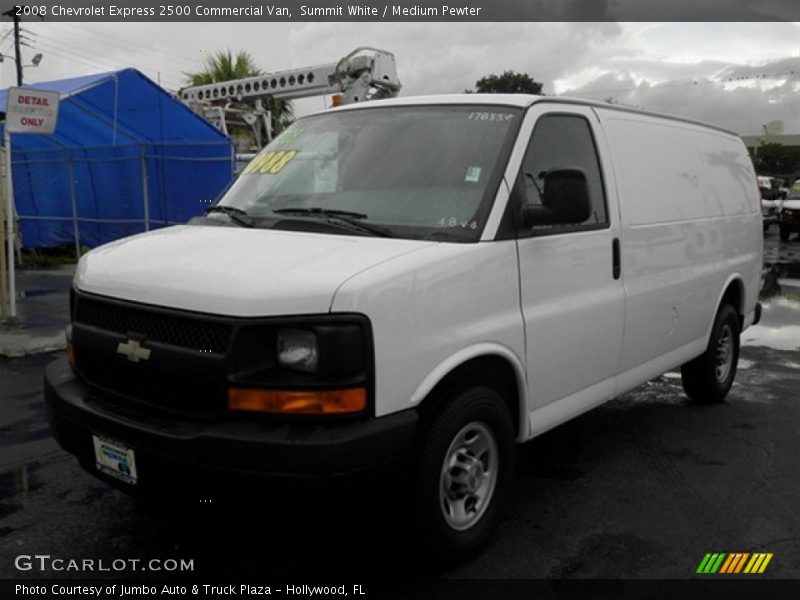 Summit White / Medium Pewter 2008 Chevrolet Express 2500 Commercial Van