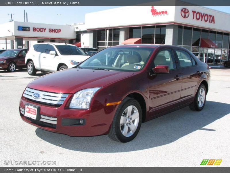 Merlot Metallic / Camel 2007 Ford Fusion SE