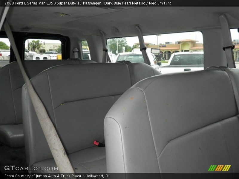 Dark Blue Pearl Metallic / Medium Flint 2008 Ford E Series Van E350 Super Duty 15 Passenger