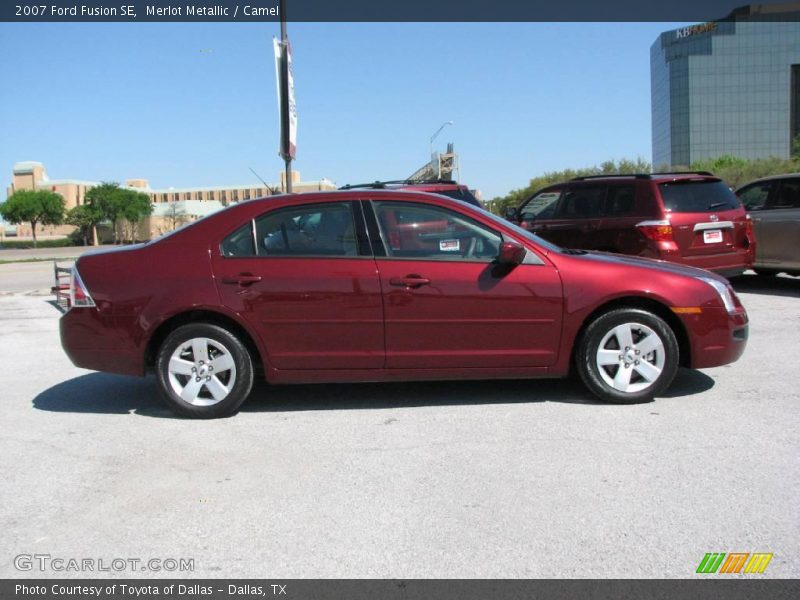 Merlot Metallic / Camel 2007 Ford Fusion SE