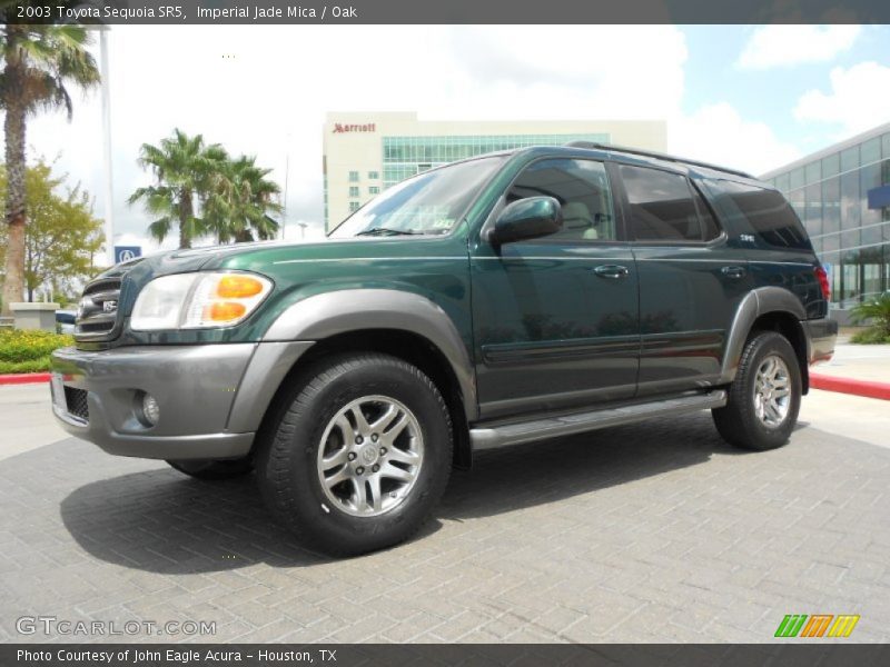 Imperial Jade Mica / Oak 2003 Toyota Sequoia SR5