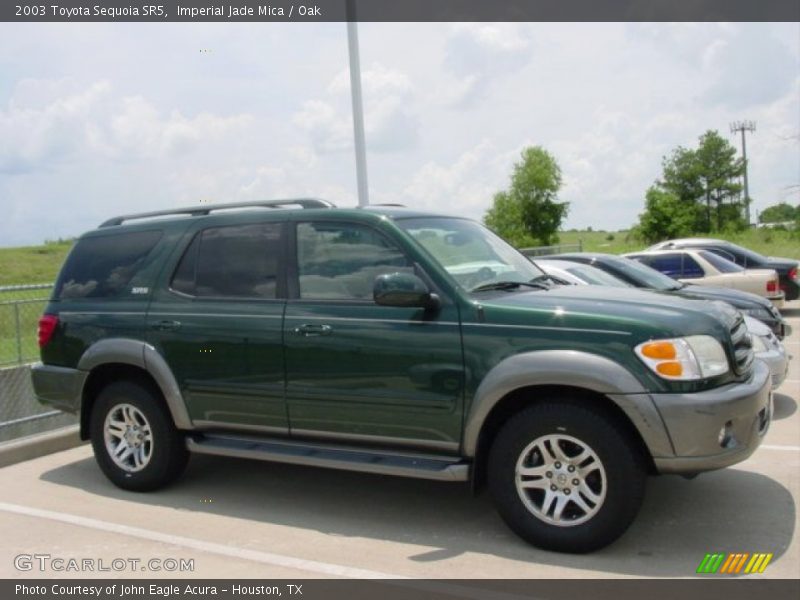 Imperial Jade Mica / Oak 2003 Toyota Sequoia SR5