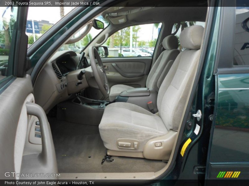 Imperial Jade Mica / Oak 2003 Toyota Sequoia SR5