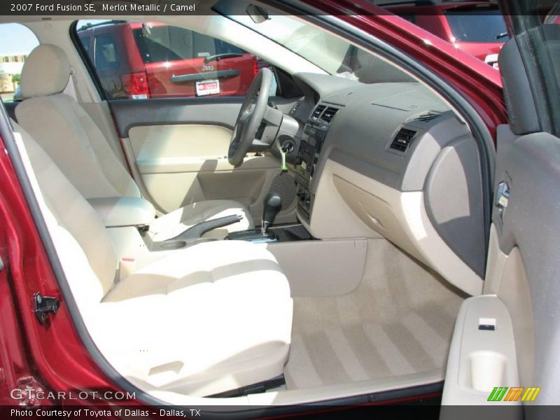 Merlot Metallic / Camel 2007 Ford Fusion SE