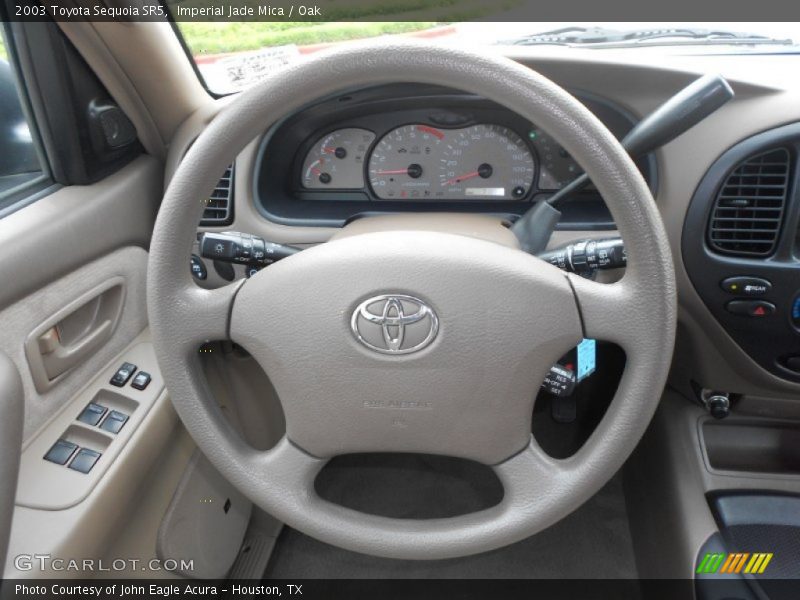Imperial Jade Mica / Oak 2003 Toyota Sequoia SR5