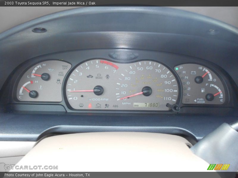 Imperial Jade Mica / Oak 2003 Toyota Sequoia SR5
