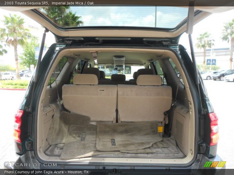 Imperial Jade Mica / Oak 2003 Toyota Sequoia SR5