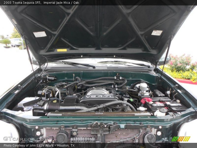 Imperial Jade Mica / Oak 2003 Toyota Sequoia SR5