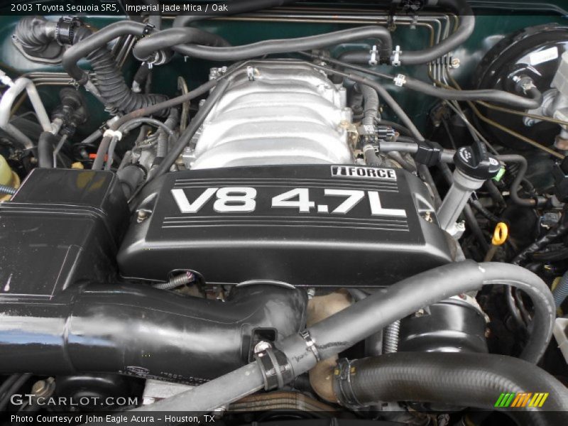 Imperial Jade Mica / Oak 2003 Toyota Sequoia SR5