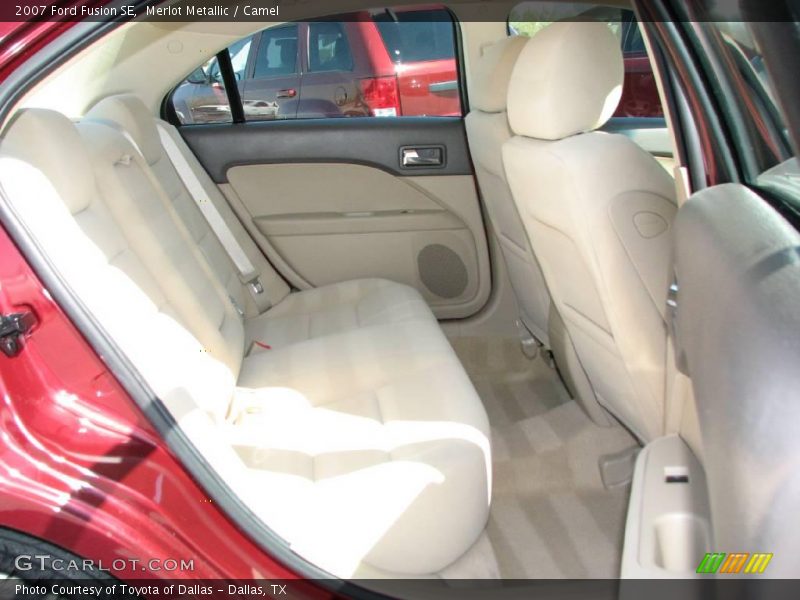 Merlot Metallic / Camel 2007 Ford Fusion SE