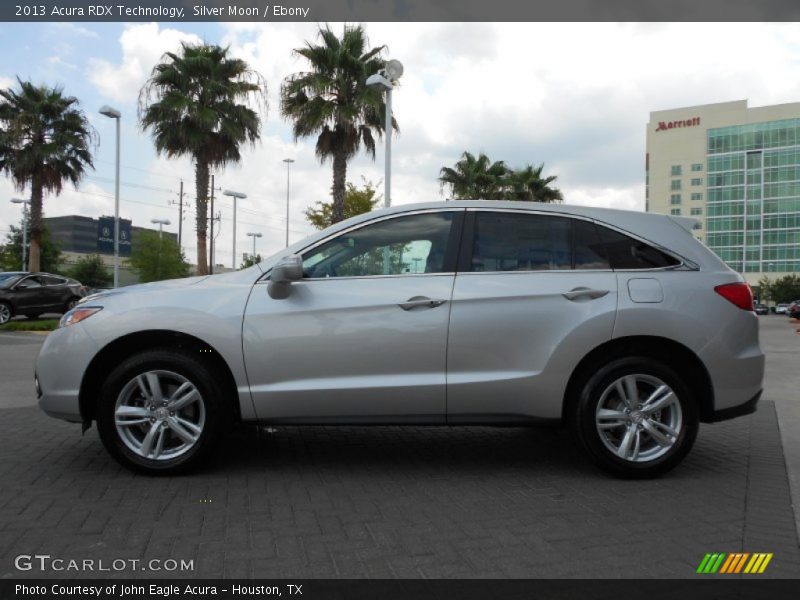 Silver Moon / Ebony 2013 Acura RDX Technology