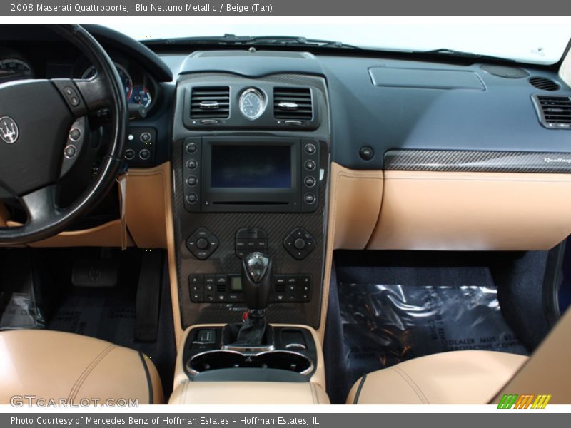 Blu Nettuno Metallic / Beige (Tan) 2008 Maserati Quattroporte