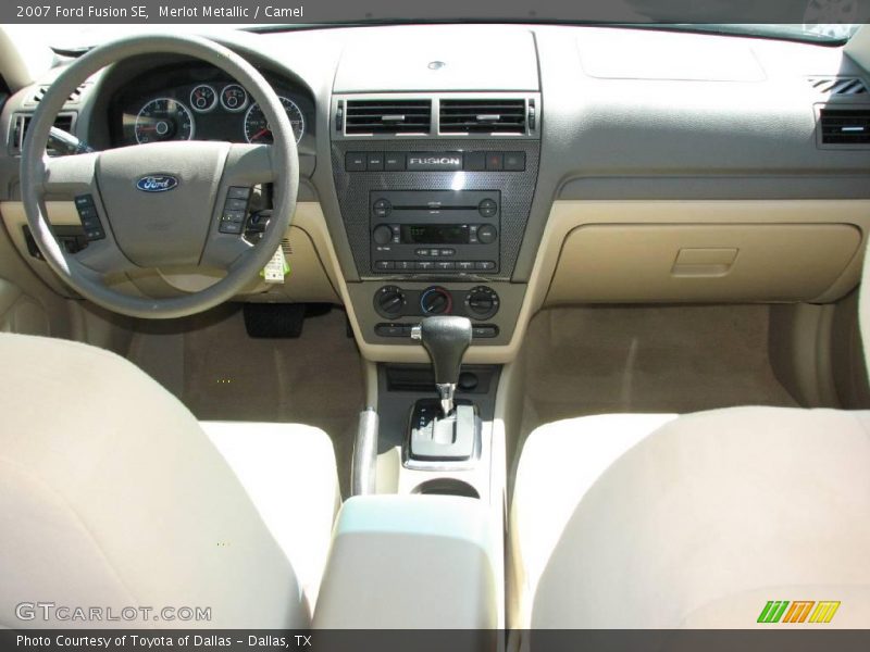 Merlot Metallic / Camel 2007 Ford Fusion SE