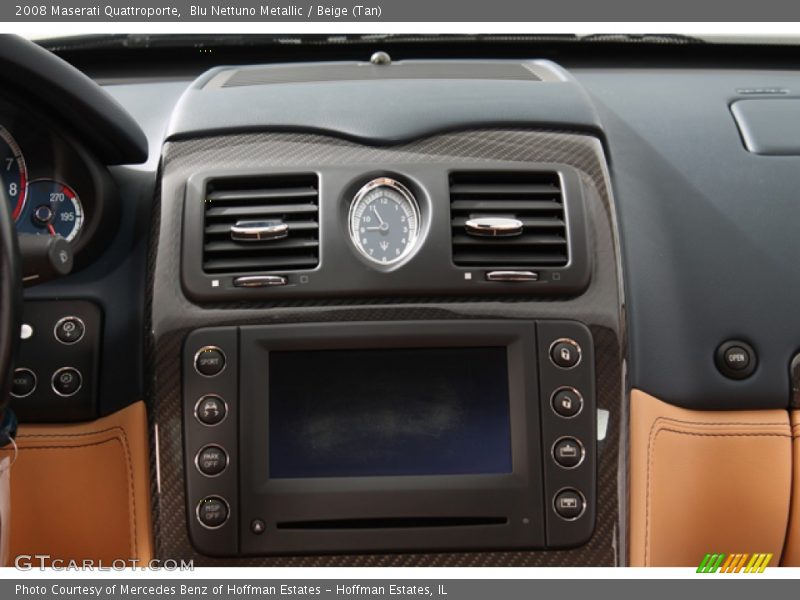 Blu Nettuno Metallic / Beige (Tan) 2008 Maserati Quattroporte