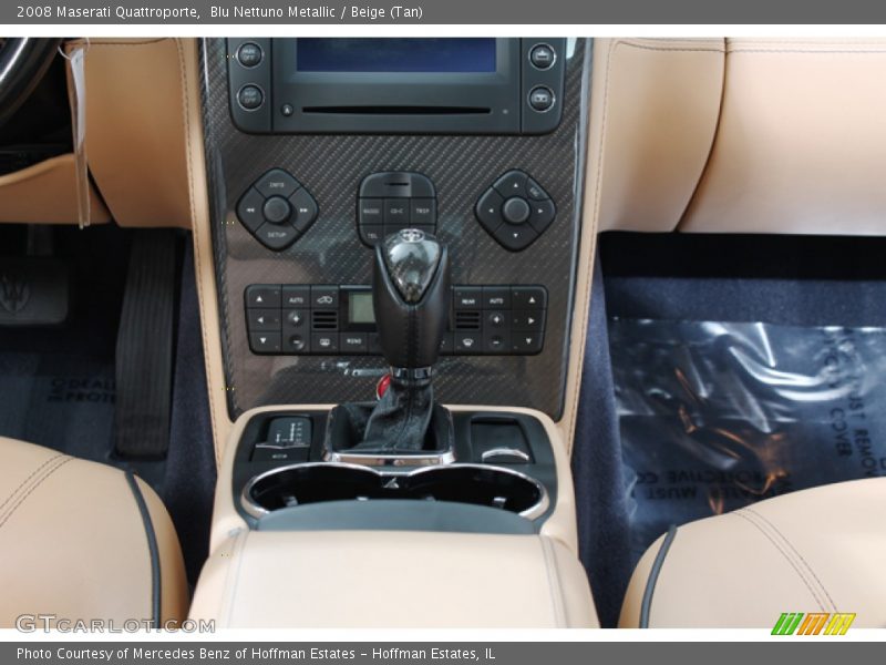 Blu Nettuno Metallic / Beige (Tan) 2008 Maserati Quattroporte