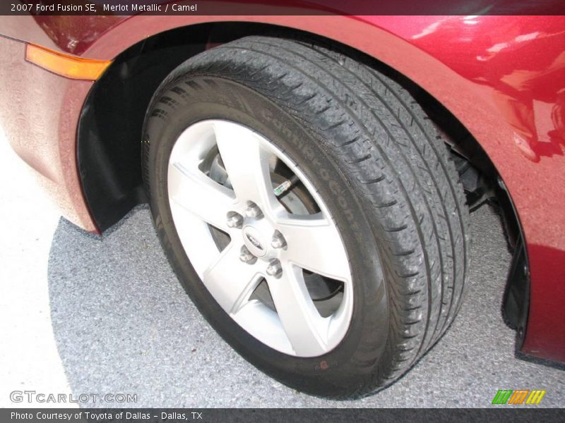 Merlot Metallic / Camel 2007 Ford Fusion SE