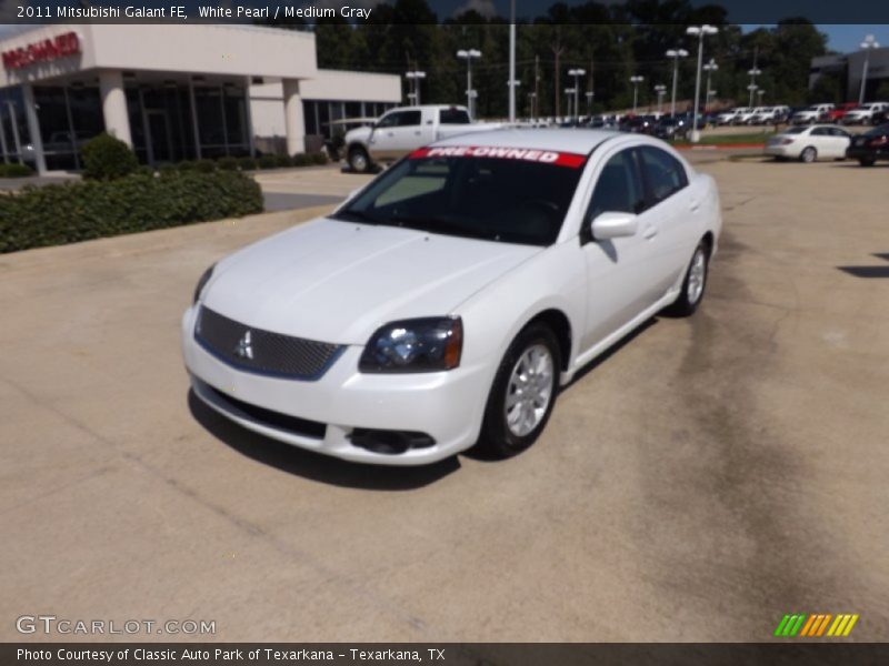White Pearl / Medium Gray 2011 Mitsubishi Galant FE