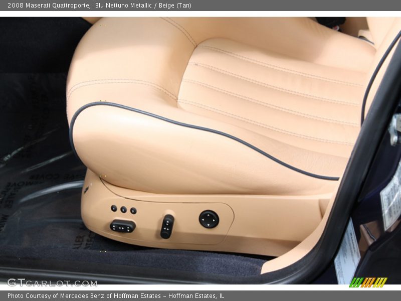Blu Nettuno Metallic / Beige (Tan) 2008 Maserati Quattroporte