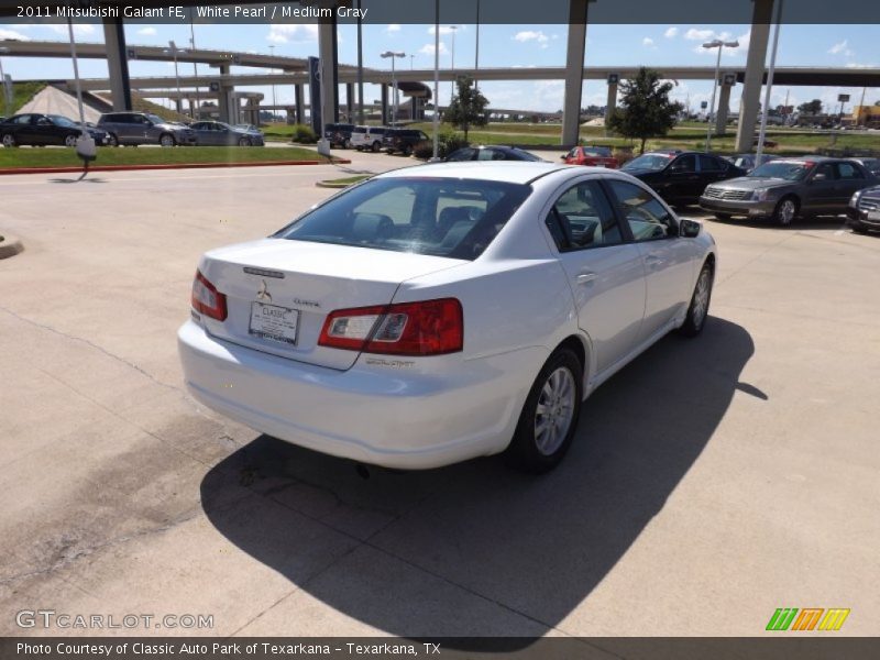 White Pearl / Medium Gray 2011 Mitsubishi Galant FE