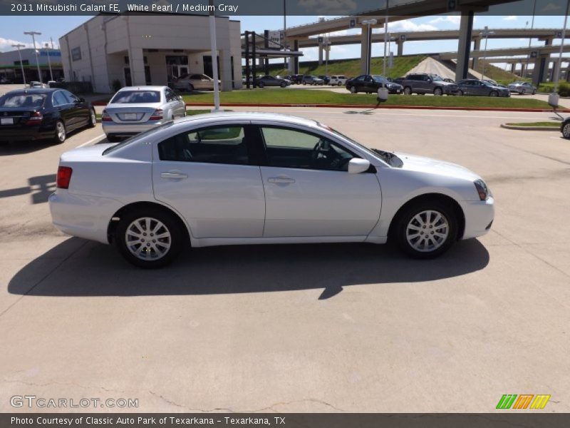 White Pearl / Medium Gray 2011 Mitsubishi Galant FE