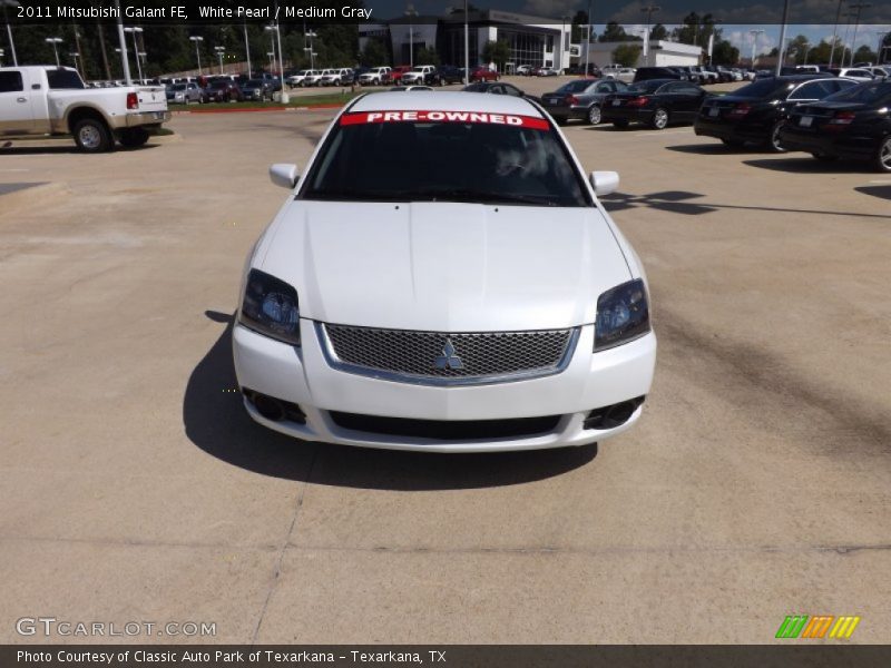White Pearl / Medium Gray 2011 Mitsubishi Galant FE