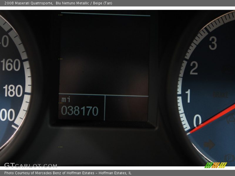 Blu Nettuno Metallic / Beige (Tan) 2008 Maserati Quattroporte