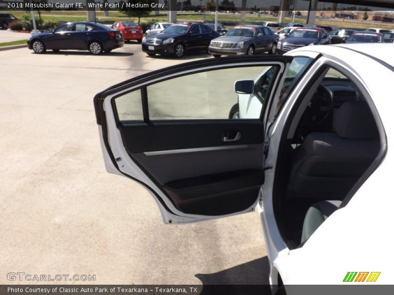 White Pearl / Medium Gray 2011 Mitsubishi Galant FE