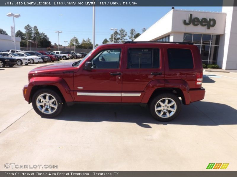 Deep Cherry Red Crystal Pearl / Dark Slate Gray 2012 Jeep Liberty Latitude