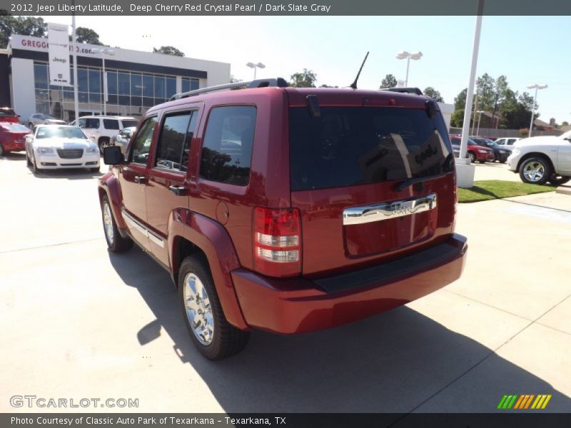 Deep Cherry Red Crystal Pearl / Dark Slate Gray 2012 Jeep Liberty Latitude