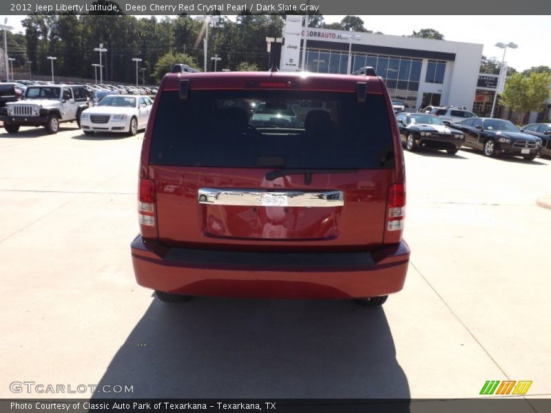 Deep Cherry Red Crystal Pearl / Dark Slate Gray 2012 Jeep Liberty Latitude
