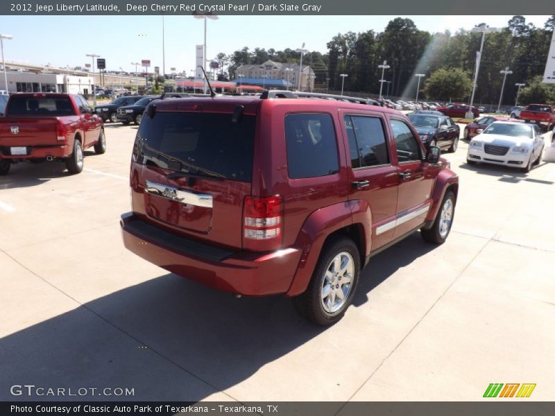 Deep Cherry Red Crystal Pearl / Dark Slate Gray 2012 Jeep Liberty Latitude