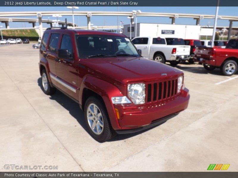 Deep Cherry Red Crystal Pearl / Dark Slate Gray 2012 Jeep Liberty Latitude