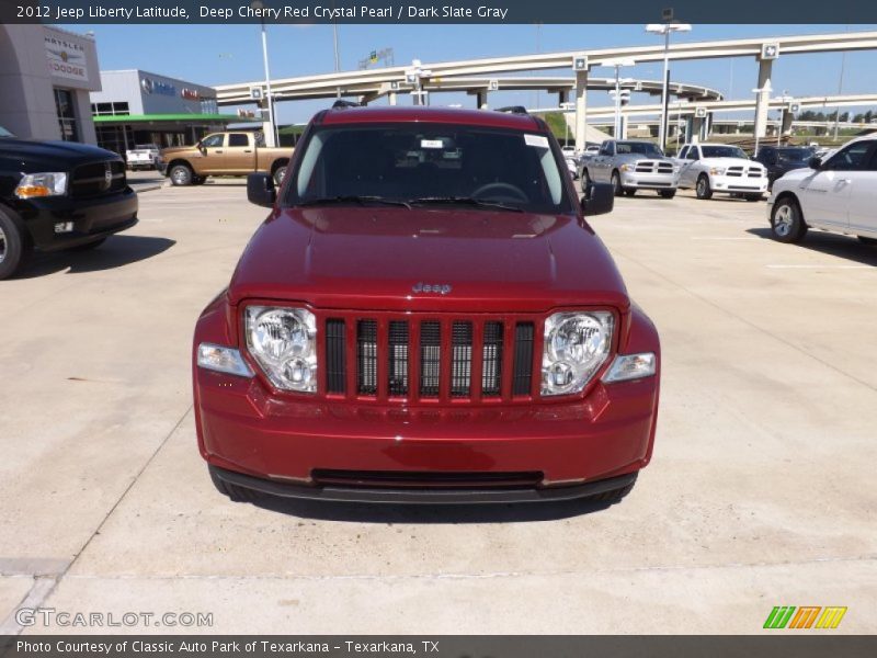 Deep Cherry Red Crystal Pearl / Dark Slate Gray 2012 Jeep Liberty Latitude