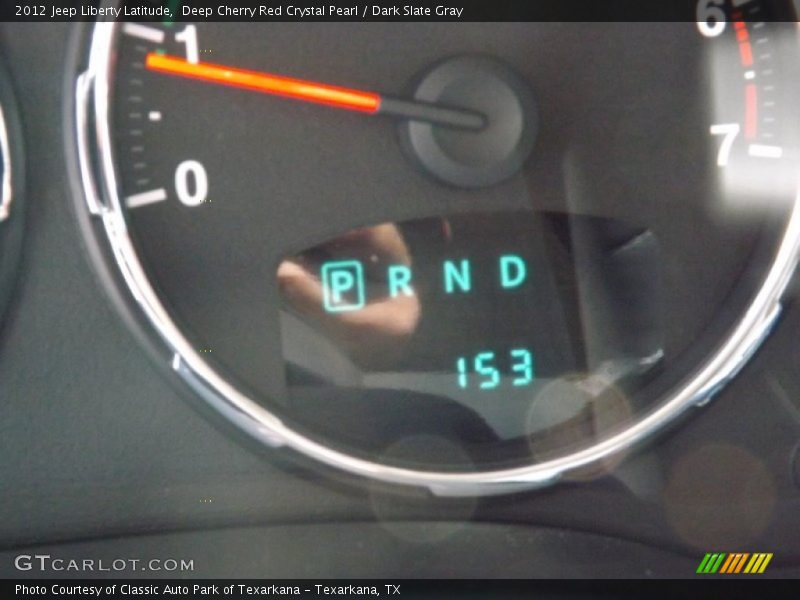 Deep Cherry Red Crystal Pearl / Dark Slate Gray 2012 Jeep Liberty Latitude
