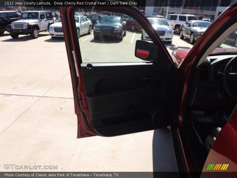 Deep Cherry Red Crystal Pearl / Dark Slate Gray 2012 Jeep Liberty Latitude