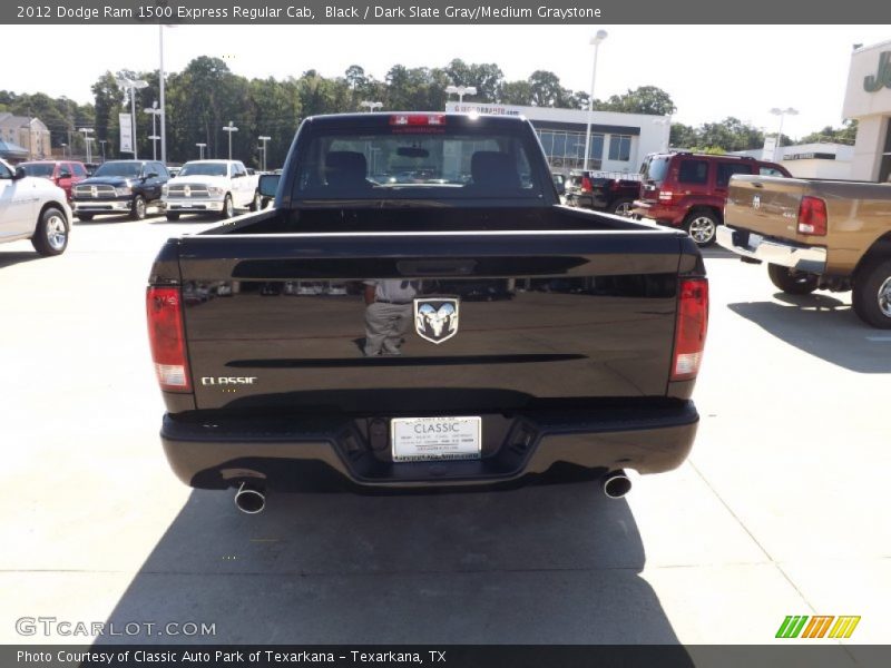 Black / Dark Slate Gray/Medium Graystone 2012 Dodge Ram 1500 Express Regular Cab
