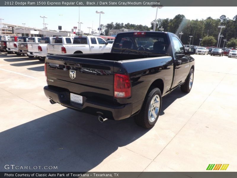 Black / Dark Slate Gray/Medium Graystone 2012 Dodge Ram 1500 Express Regular Cab