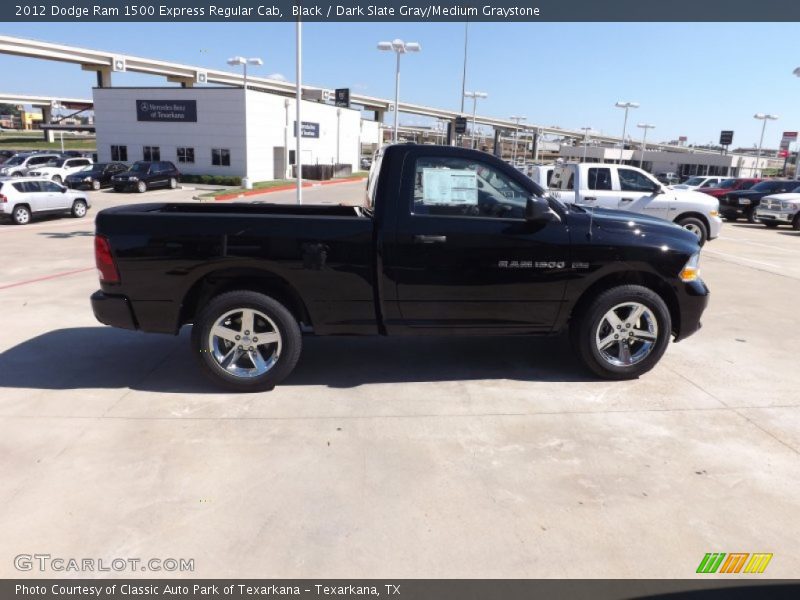 Black / Dark Slate Gray/Medium Graystone 2012 Dodge Ram 1500 Express Regular Cab