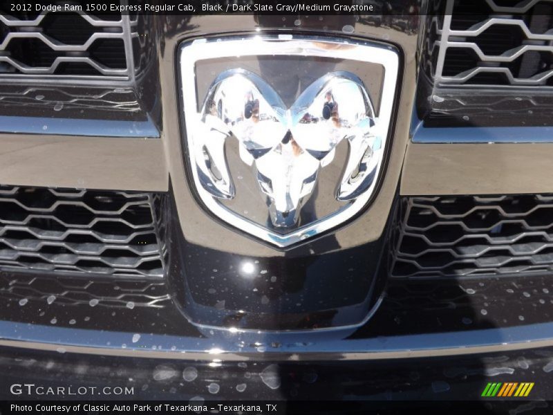 Black / Dark Slate Gray/Medium Graystone 2012 Dodge Ram 1500 Express Regular Cab