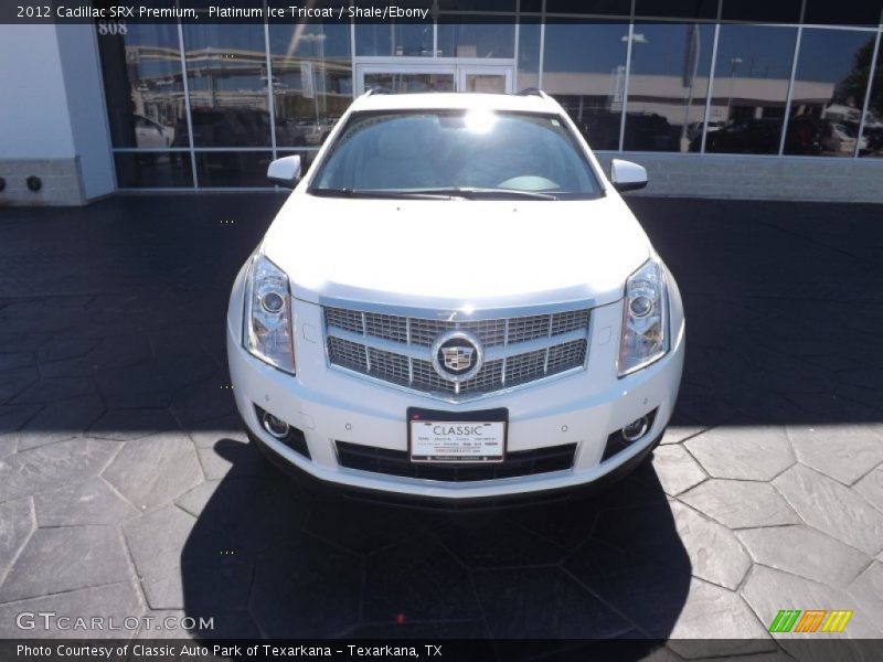 Platinum Ice Tricoat / Shale/Ebony 2012 Cadillac SRX Premium