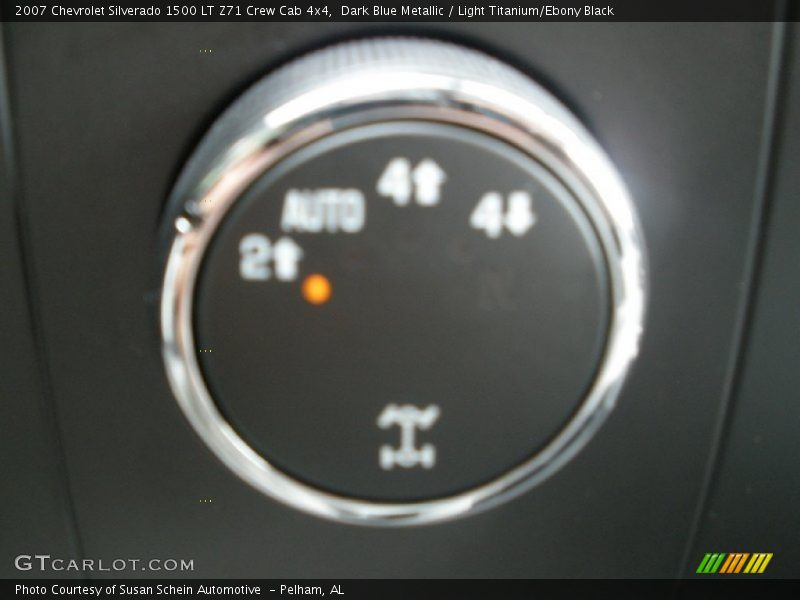 Dark Blue Metallic / Light Titanium/Ebony Black 2007 Chevrolet Silverado 1500 LT Z71 Crew Cab 4x4