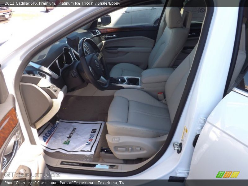 Platinum Ice Tricoat / Shale/Ebony 2012 Cadillac SRX Premium