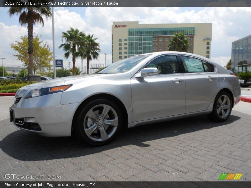 Silver Moon / Taupe 2012 Acura TL 3.7 SH-AWD Technology
