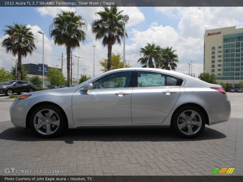 Silver Moon / Taupe 2012 Acura TL 3.7 SH-AWD Technology