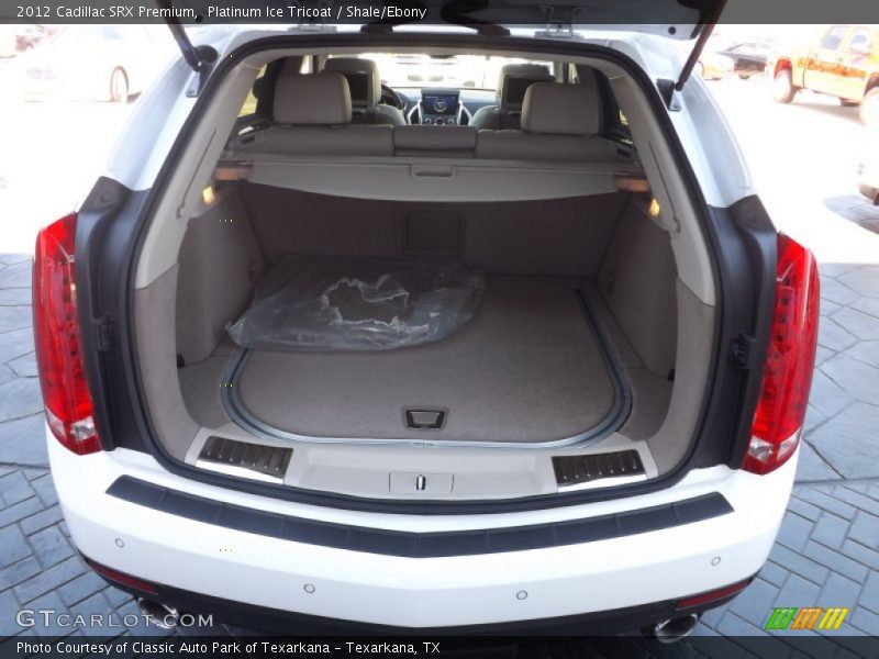 Platinum Ice Tricoat / Shale/Ebony 2012 Cadillac SRX Premium