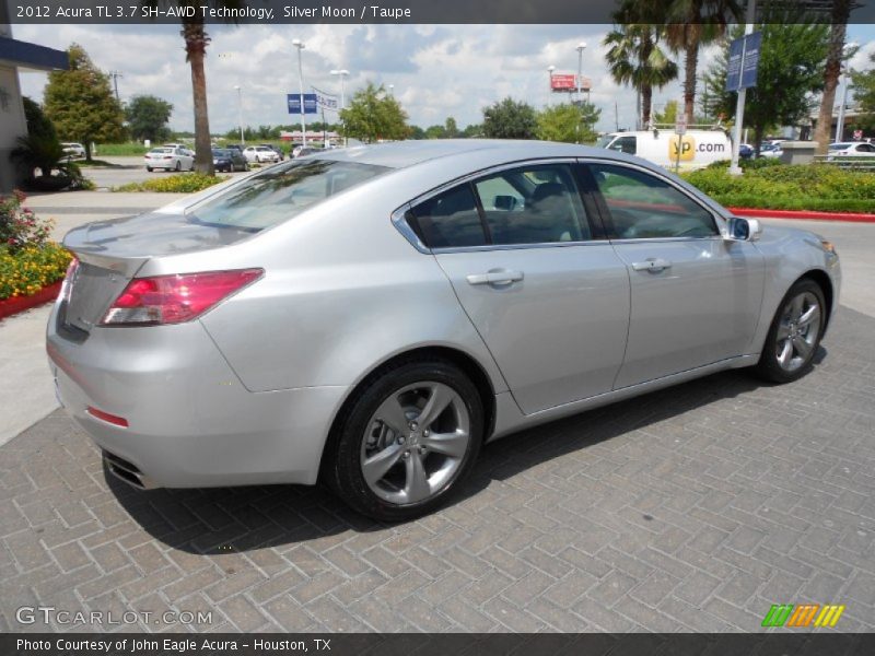 Silver Moon / Taupe 2012 Acura TL 3.7 SH-AWD Technology