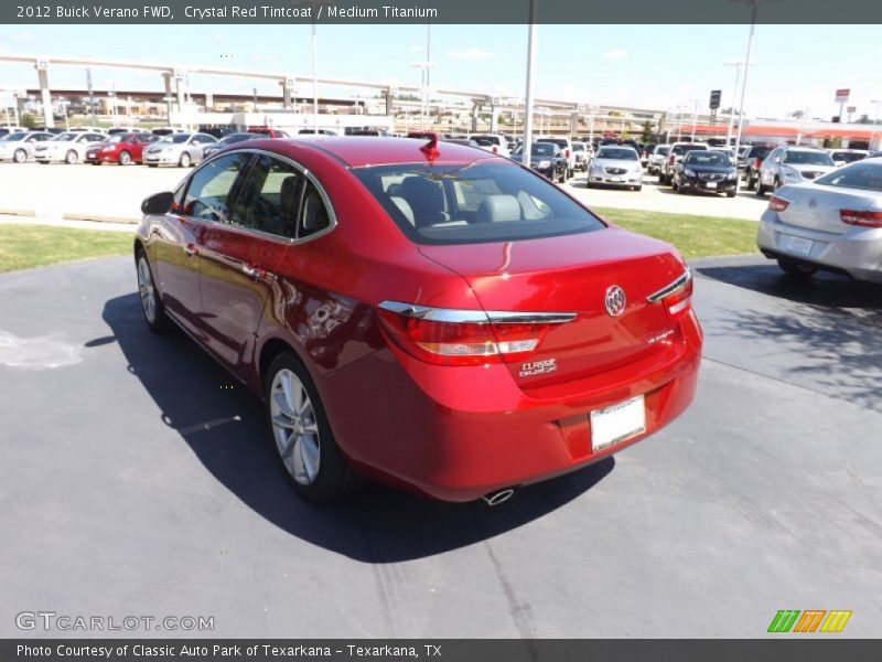 Crystal Red Tintcoat / Medium Titanium 2012 Buick Verano FWD
