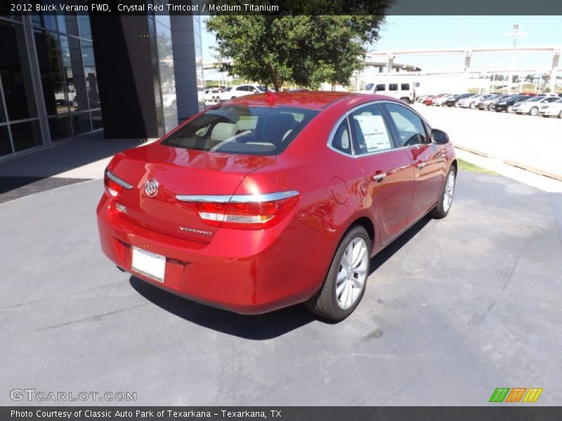 Crystal Red Tintcoat / Medium Titanium 2012 Buick Verano FWD