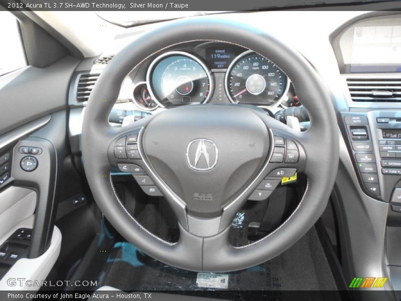 Silver Moon / Taupe 2012 Acura TL 3.7 SH-AWD Technology